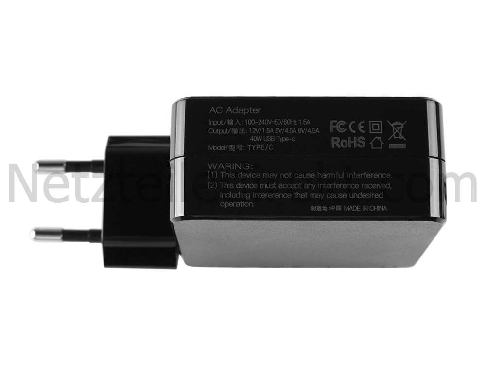 40W Xiaomi Mi 9 Pro Fast Charger Netzteil + USB-C Kabel